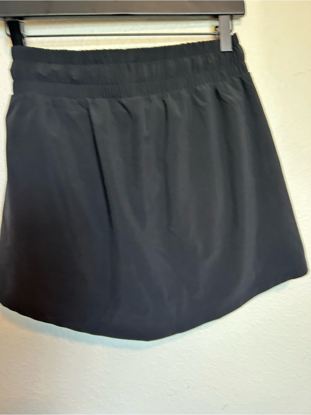 Women's Black Drawstring Active Skirt - Picture 6 of 7